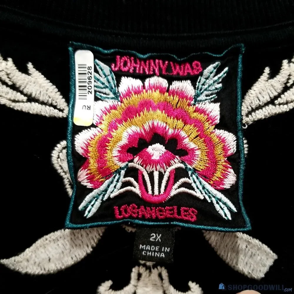Johnny Was Talithia Cotton Crew Neck - Size 2X - Picture 5 of 7